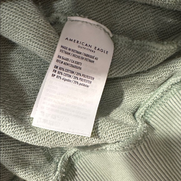 American Eagle Outfitters Sage Green Sweatshirt - Picture 2 of 4